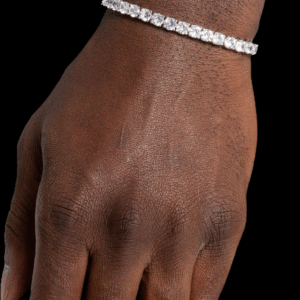 Moissanite Diamond Tennis Bracelet in Silver
