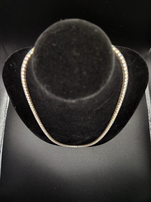 Moissanite Diamond Tennis Necklace in White Gold - Image 3