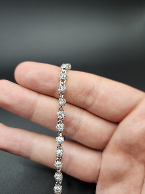 Iced Out Ball Bracelet - Image 2