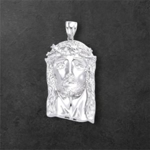 Moissanite Diamond Jesus Pendant
